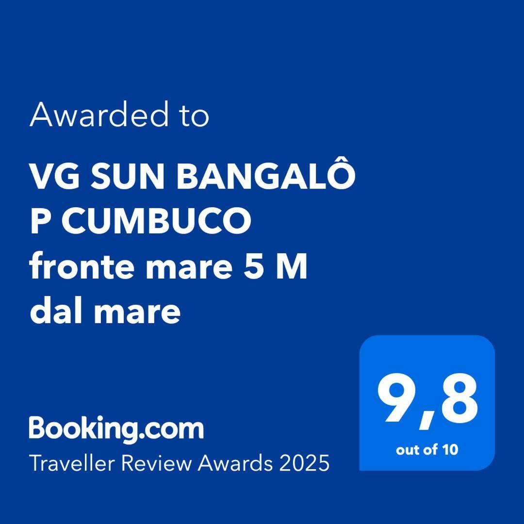 Vg Sun Bangalo P Cumbuco Fronte Mare 5 M Dal Mare Apartment Ngoại thất bức ảnh